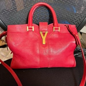 Authentic Y S L Cabas 2-way tote